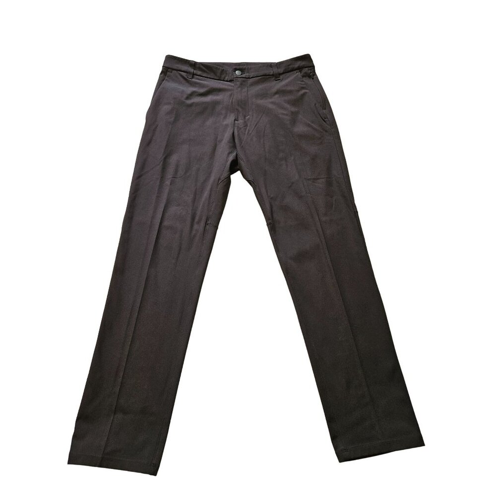 Lululemon Men's Commission Classic-Fit Pant 32W Black - Stretch Breathable